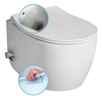   SENTIMENTI 10ARS1010 fali WC bidé funkciós, hideg vizes Rimless 36x51cm 