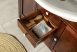 Sapho 1698 GALLO WOOD GALANTA ORCHIDEA mosdótartó szekrény, 2 ajtóval, 3 fiókkal, 99,5x82x33cm, tömör fa/mahagóni 