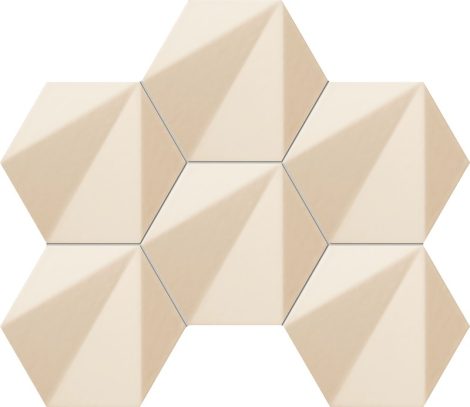 Tubadzin Chenilloe Beige Hexagon Mozaika 22,1x28,9