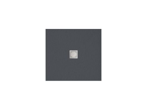 Zenon Smart Slate Antracita zuhanytálca 80x80