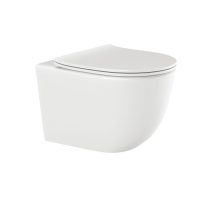    Invena CE-91-001-W TINOS perem nélküli Fali WC, soft-close ülőkével, fehér