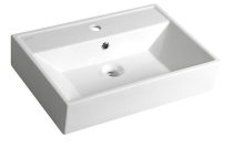   Aqualine Systema Mosdó, pultra ültethető vagy falra szerelhető 50x42 cm (10SF50051)