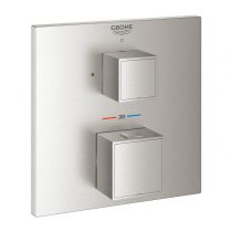   Grohe Eurocube termosztátos keverő 1 kimenethez elzáró szeleppel