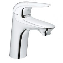   Grohe Eurostyle S egykaros mosdócsaptelep beépített hőmérséklet-korlátozóval, teli fém fogantyúval