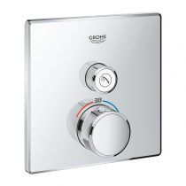   SmartControl szögletes termosztát falsík mögötti telepítésre, 1 fogyasztó