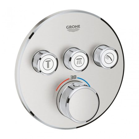 SmartControl termosztát falsík mögötti telepítéshez, 3 fogyasztó